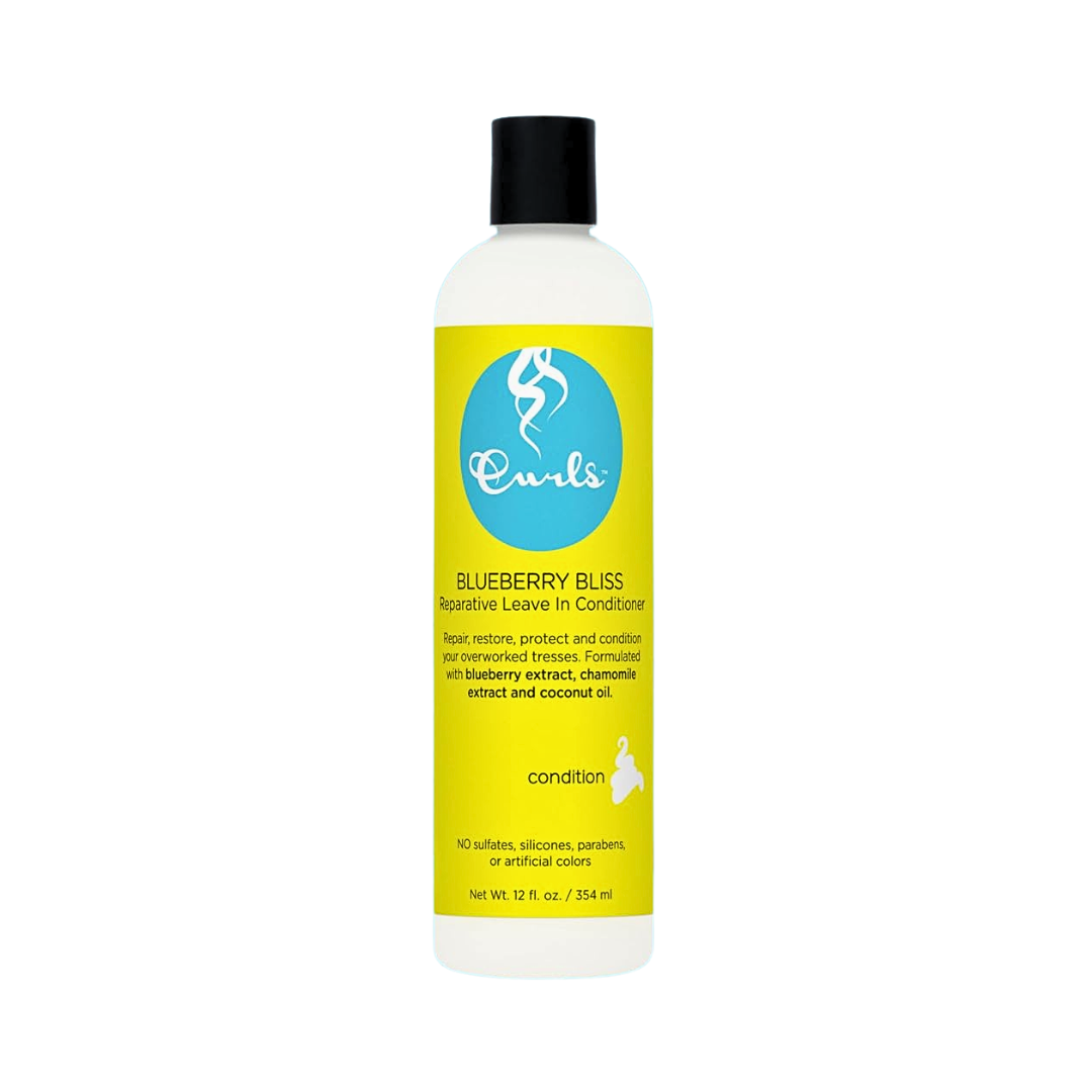 Curls Blueberry Bliss Balsam reparator fara clatire 354 ml