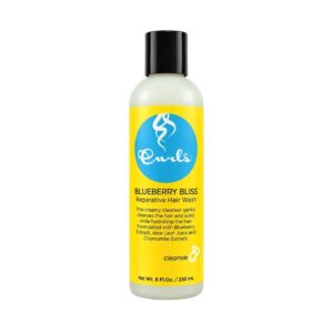 Curls Blueberry Bliss Reparative Hair Wash, sampon reparator pentru parul cret 236 ml