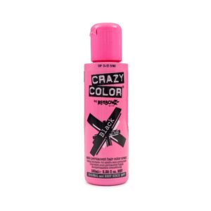 Crazy Color Black, vopsea semipermanenta negru intens cu subtonuri albastre 100 ml