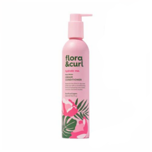 Flora & Curl – Rose Water Cream Conditioner, balsam cremos 300 ml