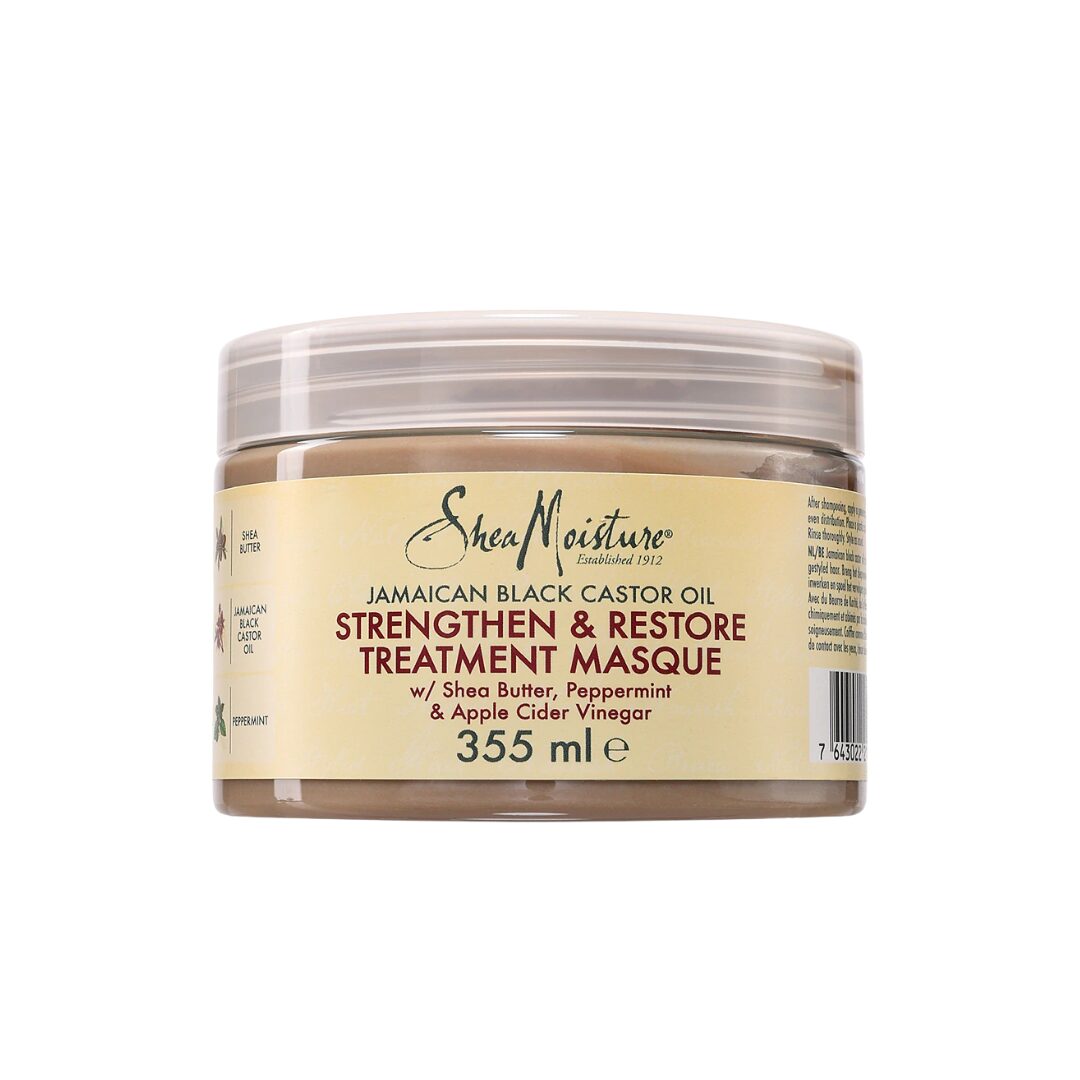 Shea Moisture Jamaican Black Castor Oil Masca fortificanta si restructuranta cu ulei de ricin jamaican 355 ml