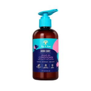 As I Am Born Curly Leave-In Conditioner, balsam fara clatire pentru descurcarea parului cret al copiilor 240 ml
