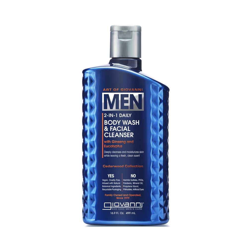 Giovanni Men 2-in-1 Daily Body Wash & Facial Cleanser