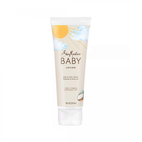 Shea Moisture Baby - Lotiune pentru pielea delicata a bebelusilor cu ulei de cocos 236 ml
