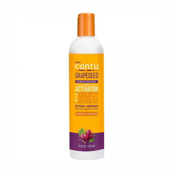 Cantu Grapeseed – Strengthening Curl Activator, activator de bucle fortificant 355 ml
