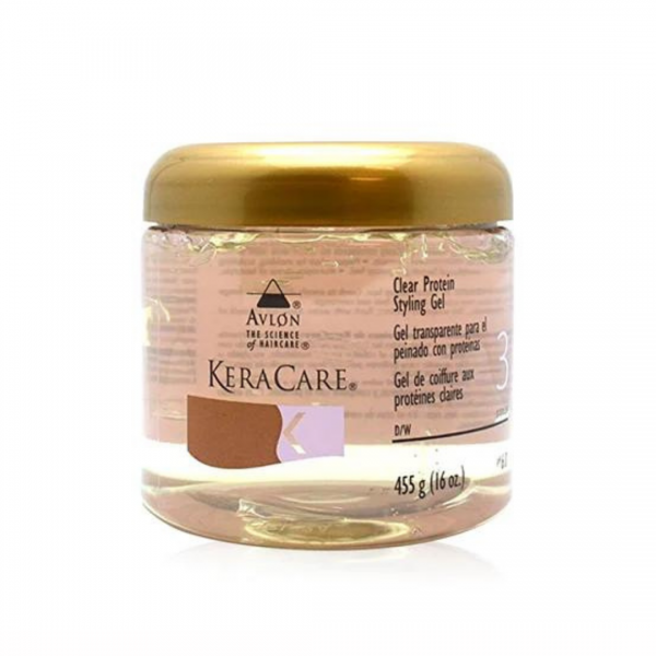 KeraCare – Clear Protein Styling Gel, gel pentru bucle cu proteina 455 g