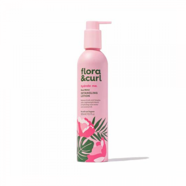 Flora & Curl - Rose Water Detangling Lotion, lotiune pentru descalcirea parului 300 ml
