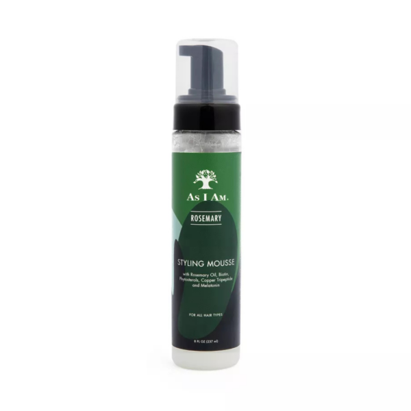 As I Am – Rosemary Styling Mousse, spuma pentru coafarea parului cret 237 ml