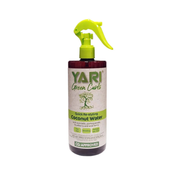 Yari Green Curls - Quick Re-styling Coconut Water, apa cu cocos pentru par cret 500 ml