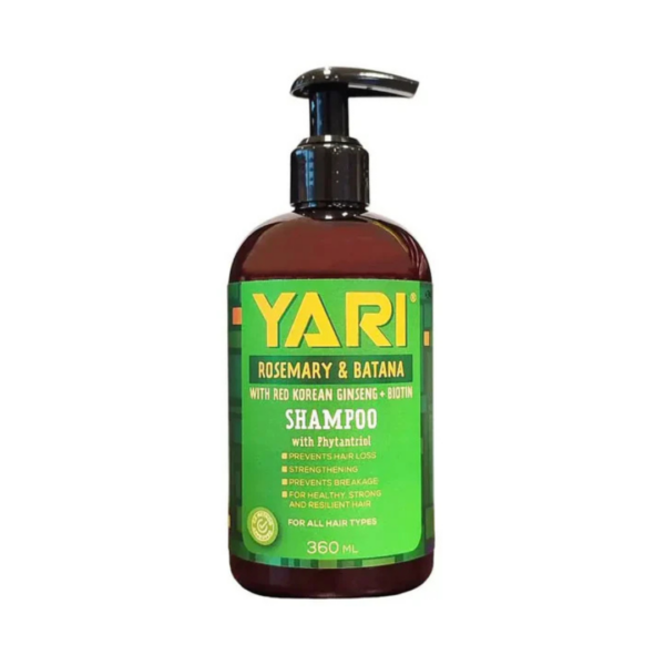 Yari Rosemary & Batana Shampoo, sampon fortificant pentru prevenirea caderii parului 360 ml