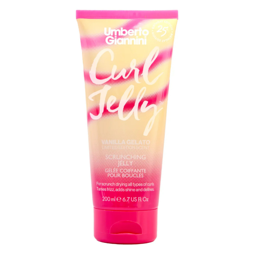 Umberto Giannini Curl Jelly Scrunching Jelly Limited Edition Vanilla Gelato, gel pentru definirea buclelor, editie limitata 200 ml