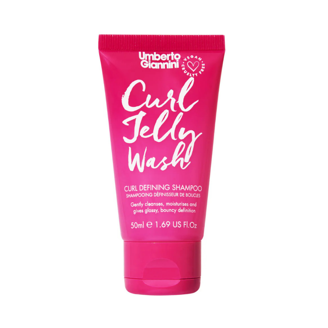 Umberto Giannini Curl Jelly Wash Shampoo, sampon pentru definirea buclelor cu vitamina B5 50 ml