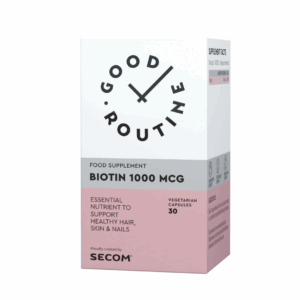 Secom Good Routine Biotin 1000 mcg 30 de capsule vegetale