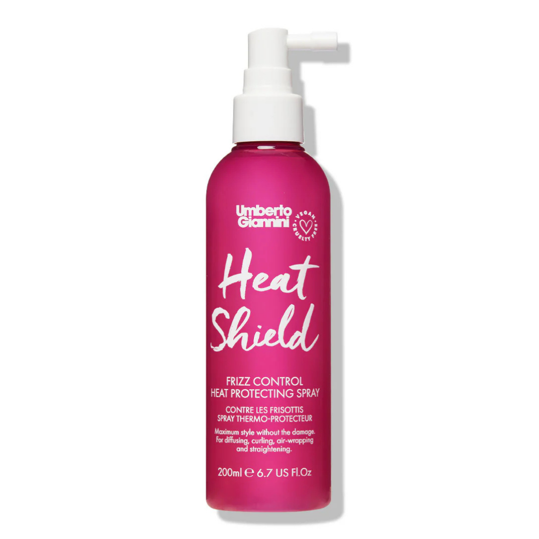 Umberto Giannini Heat Shield Frizz Control Heat Protecting Spray, spray termoprotector anti-frizz pentru par cret 200 ml