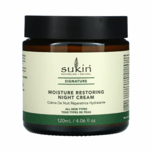 Sukin Signature Moisture Restoring Night Cream, crema de noapte nutritiva pentru toate tipurile de ten 120 ml