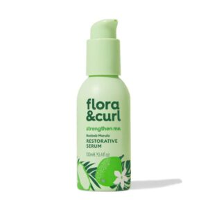 Flora & Curl Baobab Marula Restorative Serum, serum restructurant pentru par cret 100 ml