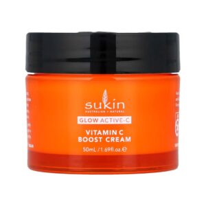 Sukin Glow Active-C Vitamin C Boost Cream, crema iluminatoare cu vitamina C 50 ml