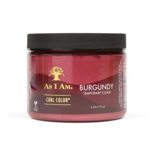 As I Am Curl Color Burgundy, gel colorant cu efect temporar 170 g