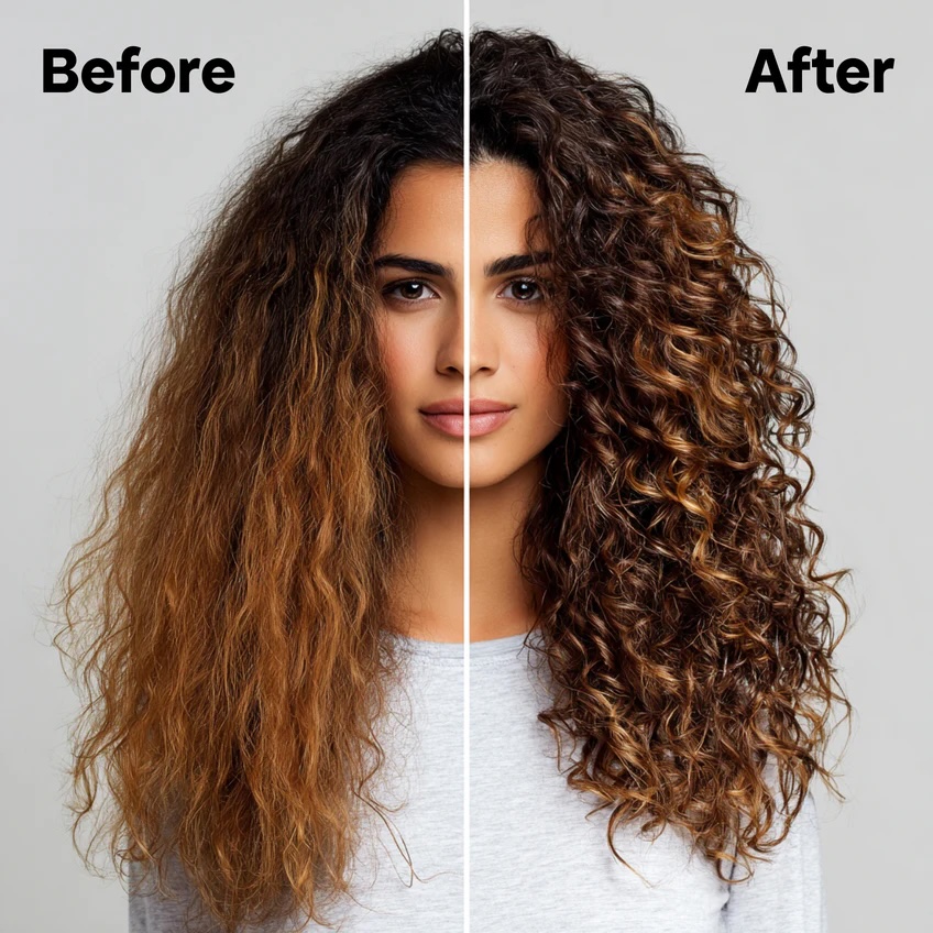 Bali Curls Bonding Repair Shampoo N°1, sampon reparator pentru par cret si deteriorat 200 ml - imagine 3