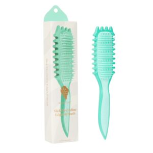 Bounce Curl Slick-Flex Define EdgeLift Brush Teal, perie pentru definirea parului cret fragil