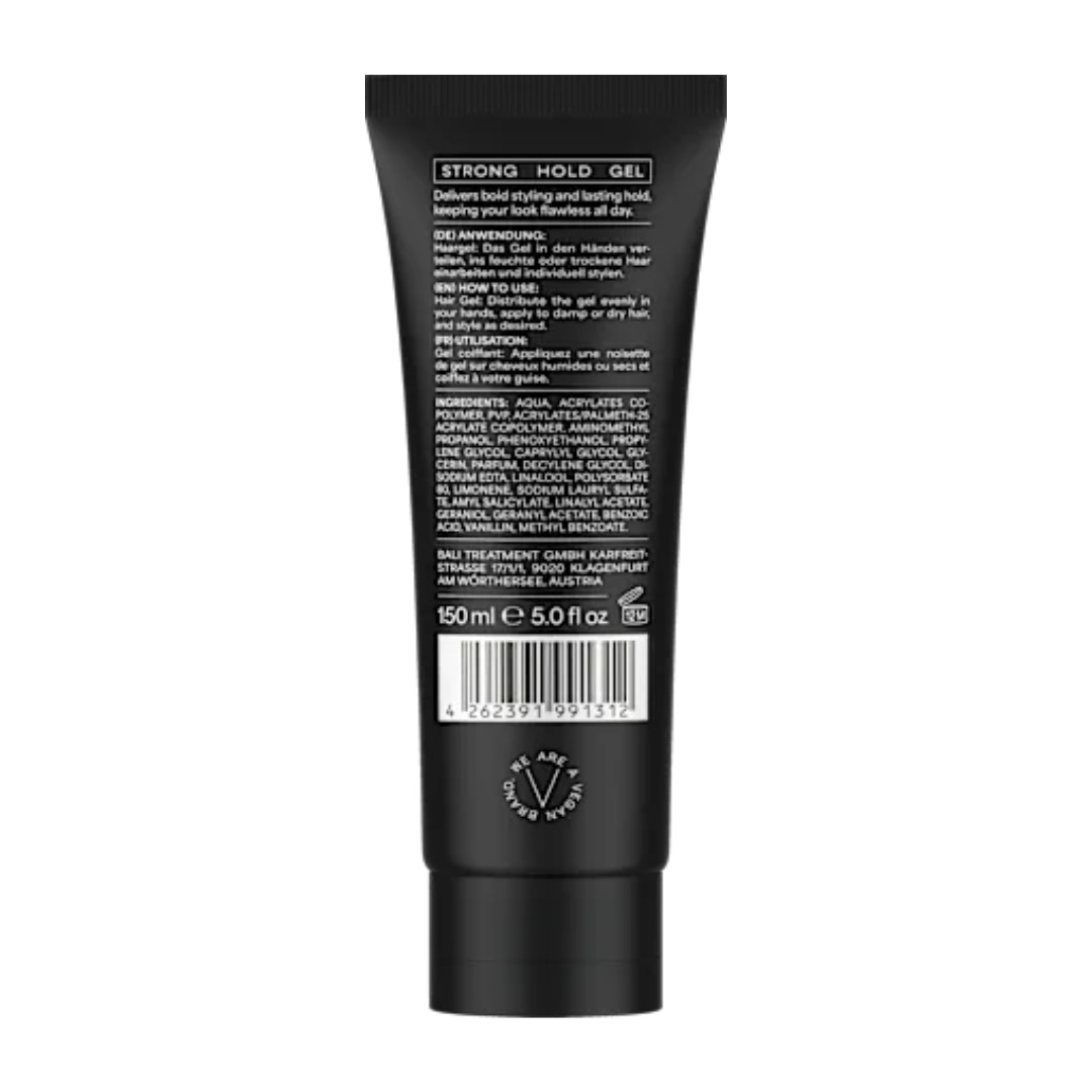 Bali Gents Strong Hold Gel, gel de styling cu fixare puternica pentru barbati 150 ml