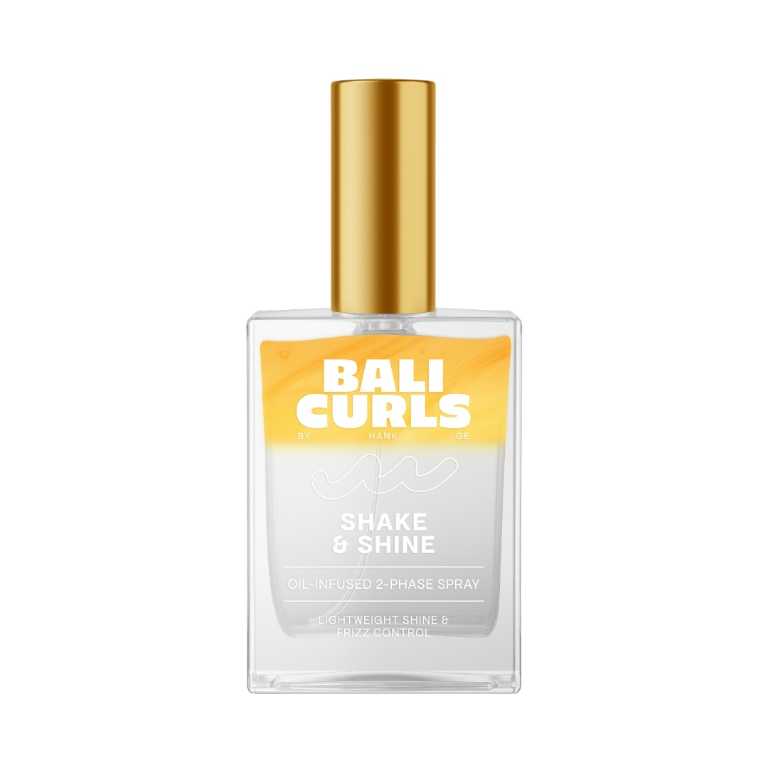 Bali Curls Shake & Shine Oil, spray cu infuzie de ulei pentru luciu si control frizz par cret 100 ml