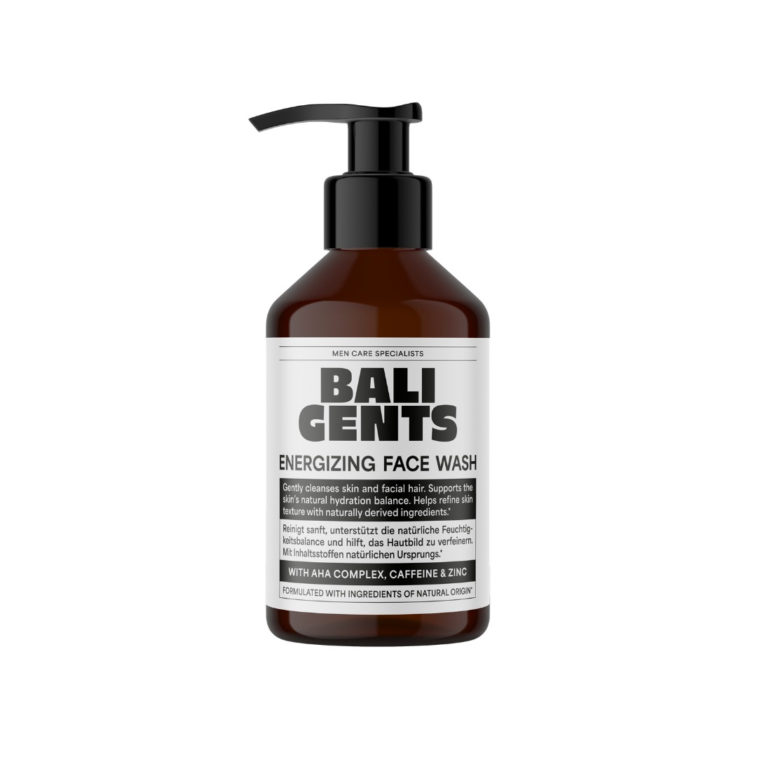 Bali Gents Energizing Face Wash, gel de curatare energizant pentru ten si barba 150 ml