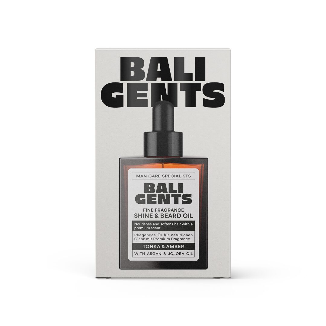 Bali Gents Fine Fragrance Shine & Beard Oil, ulei hranitor pentru barba si par 30 ml - imagine 3