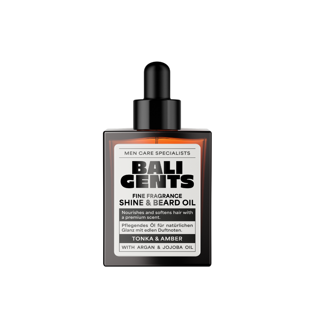 Bali Gents Fine Fragrance Shine & Beard Oil, ulei hranitor pentru barba si par 30 ml