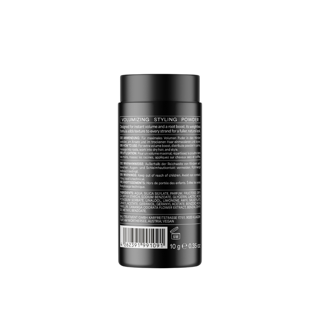 Bali Gents Volumizing Styling Powder, pudra de styling pentru volum instant si fixare naturala 10 g - imagine 2