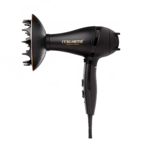 Curlsmith Defrizzion Travel Edition Dryer & XL Diffuser, uscator de par antifrizz cu difuzor XL 15 cm, 1200 W