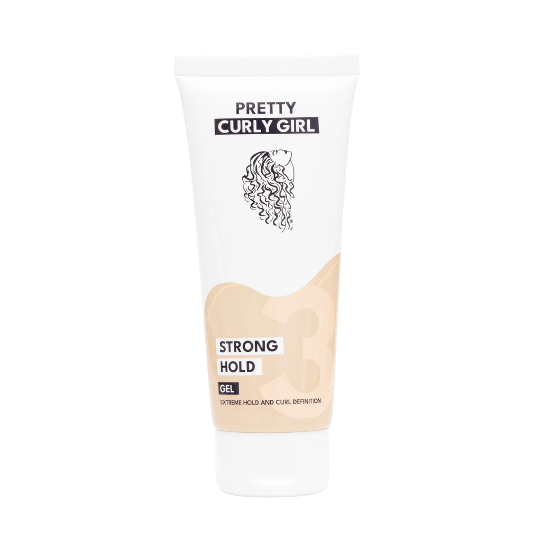 Pretty Curly Girl Strong Hold Gel, gel cu fixare puternica pentru definirea buclelor 250 ml